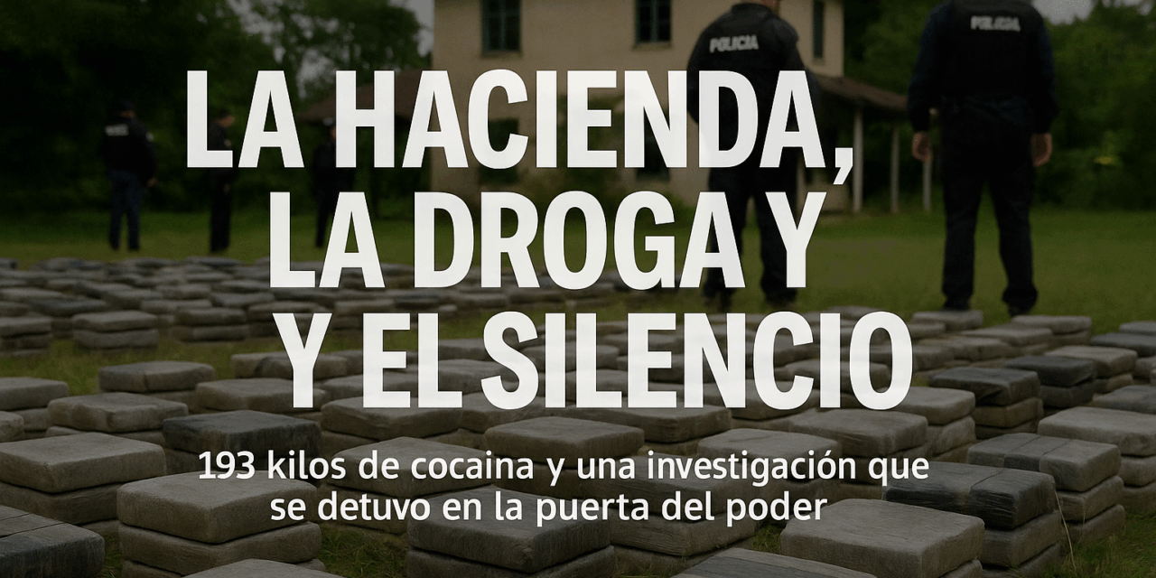 La Hacienda, la Droga y el Silencio: 193 kilos de cocaína y una investigación que se detuvo en la puerta del poder